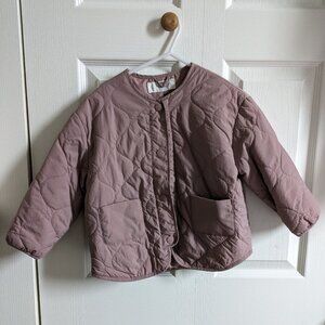 (Bundle 2 For $20) Pink Quilted Jacket